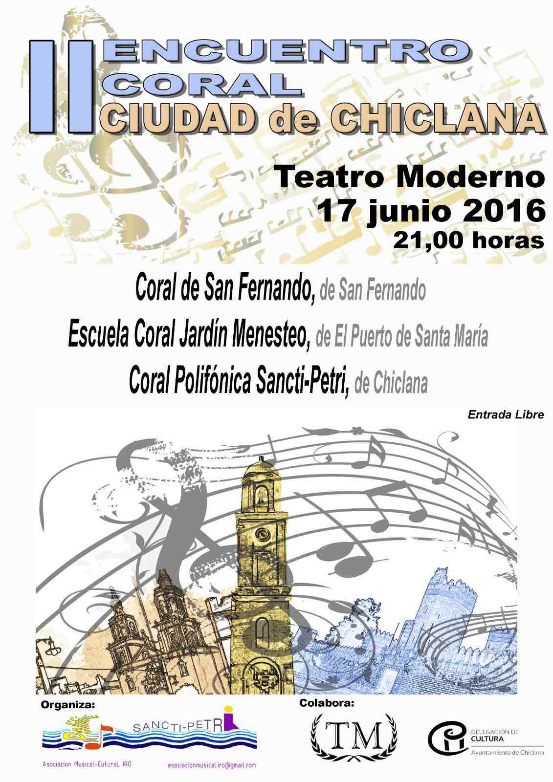 Encuentro Coral Cuidad de chiclana 2016